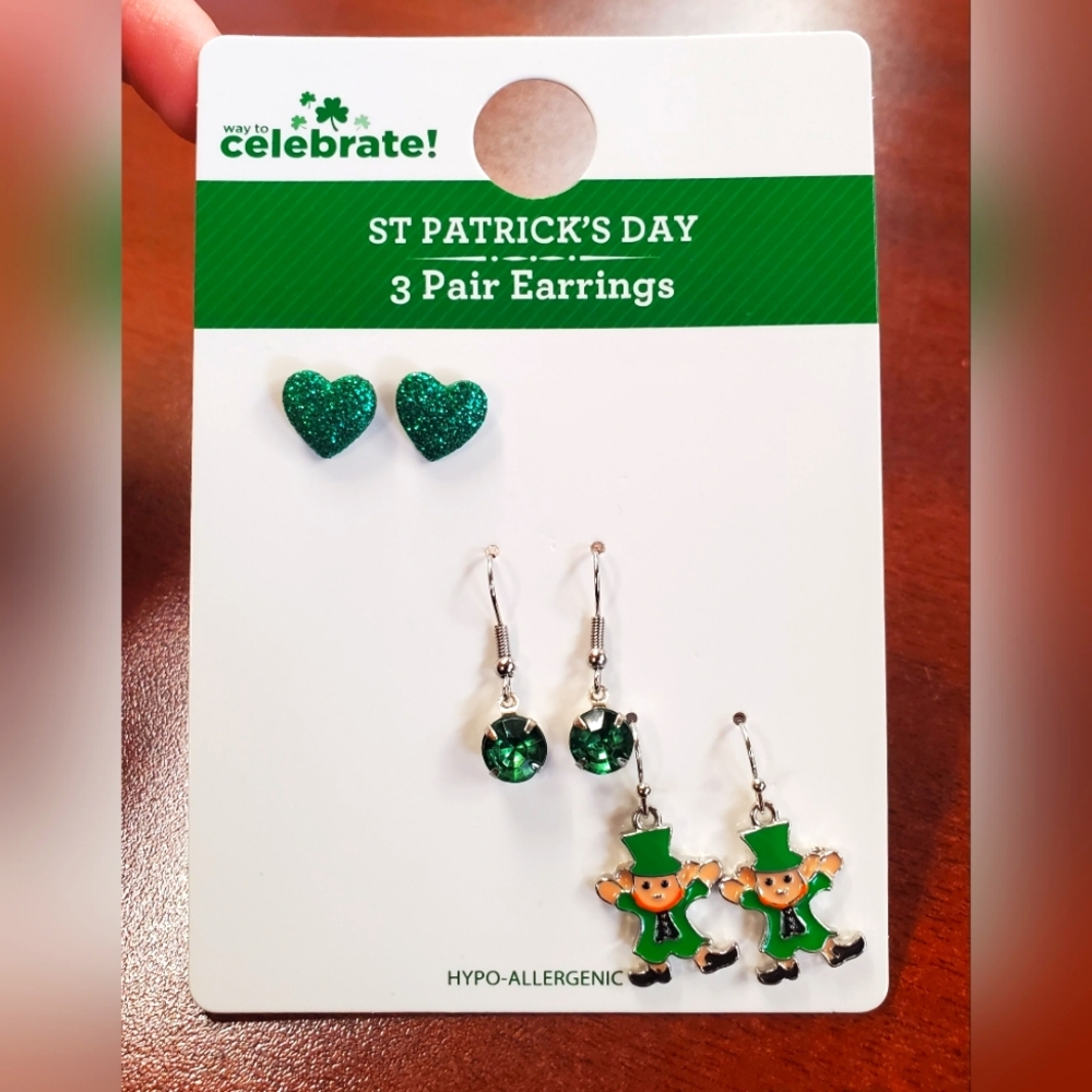 💚 St. Patrick's Day Earrings Set 🍀